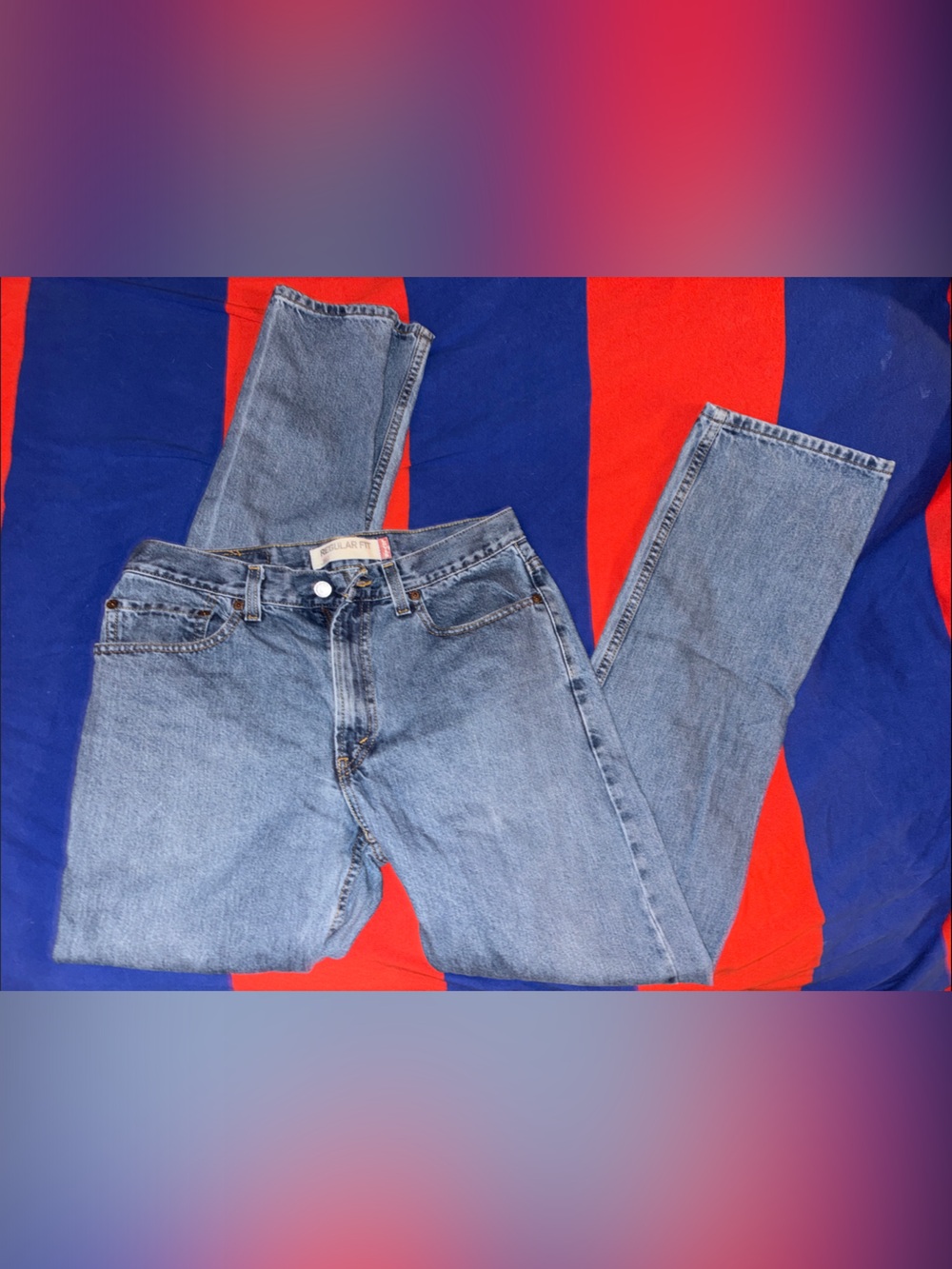 Levi’s 505 32x34 Classic Light Wash Denim Jeans